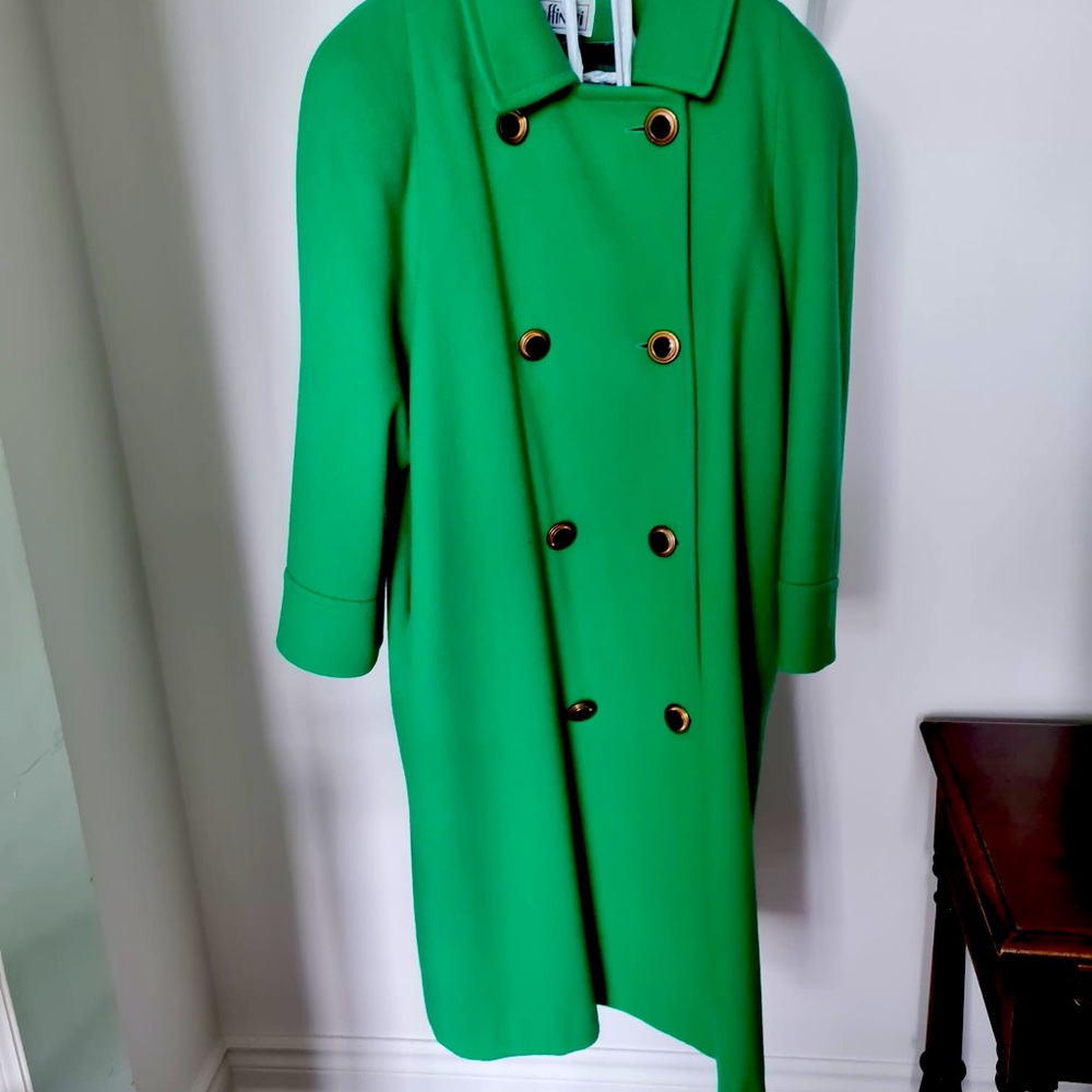 1980’s Designer pure wool coat
